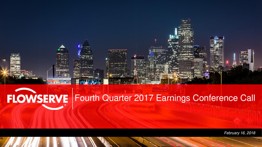 Thumbnail Flowserve
 Quarterly Report 2017-q4