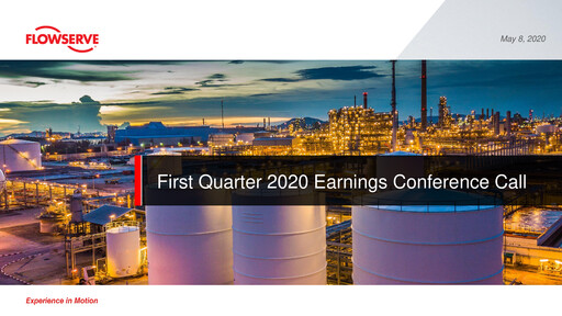 Thumbnail Flowserve
 Quarterly Report 2020-q1