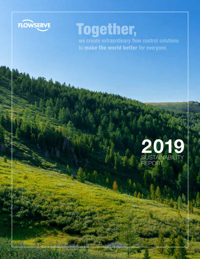 Thumbnail Flowserve
 Sustainability Report 2019