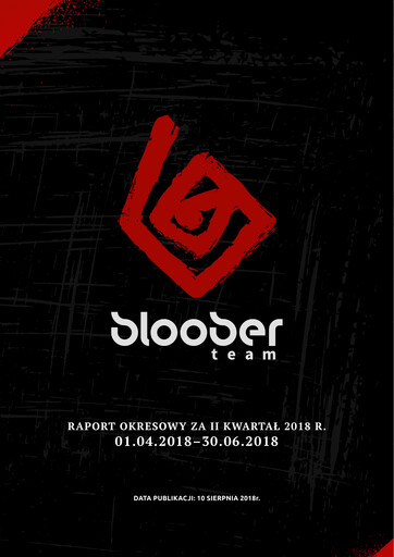 Thumbnail Bloober Team Quarterly Report 2018-q2