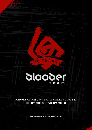 Thumbnail Bloober Team Quarterly Report 2018-q3