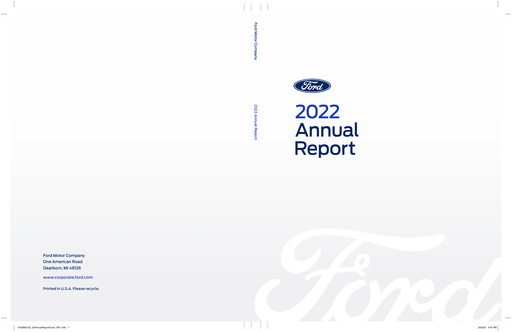 Thumbnail Ford Annual Report 2022