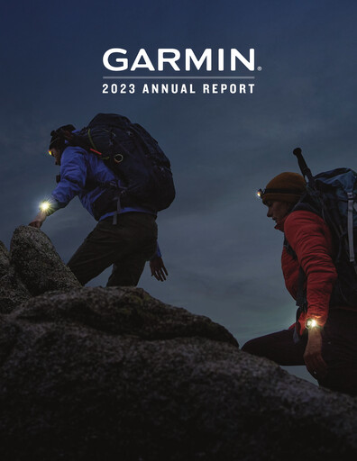 Thumbnail Garmin Annual Report 2023