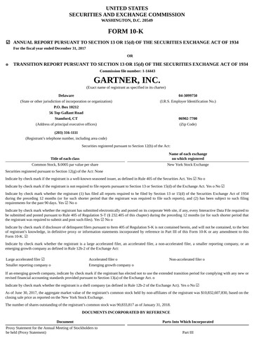 Thumbnail Gartner Financial Report 2017