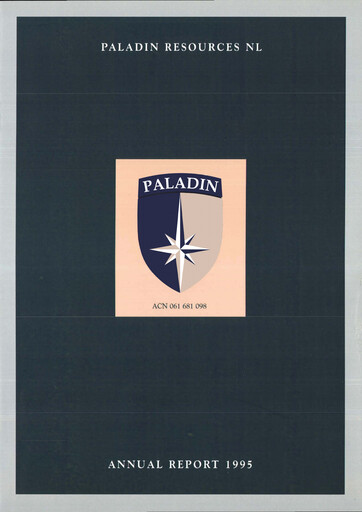 Thumbnail Paladin Energy Annual Report 1995