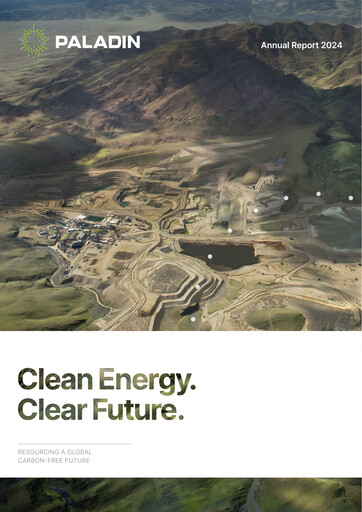 Thumbnail Paladin Energy Annual Report 2024