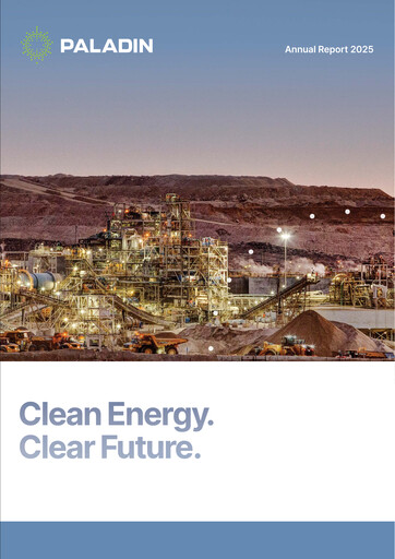 Thumbnail Paladin Energy Annual Report 2025