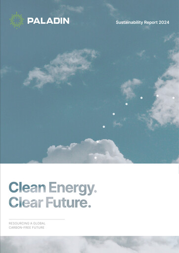Thumbnail Paladin Energy Sustainability Report 2024