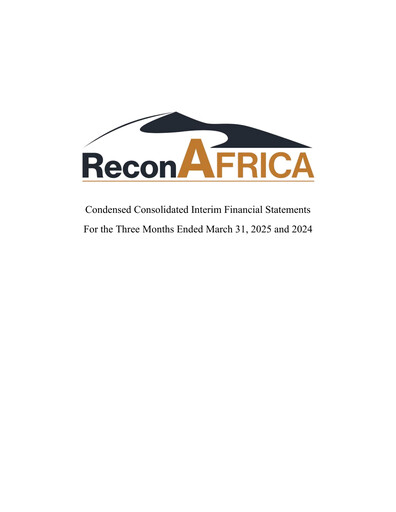 Thumbnail ReconAfrica Quarterly Report 2025-q1