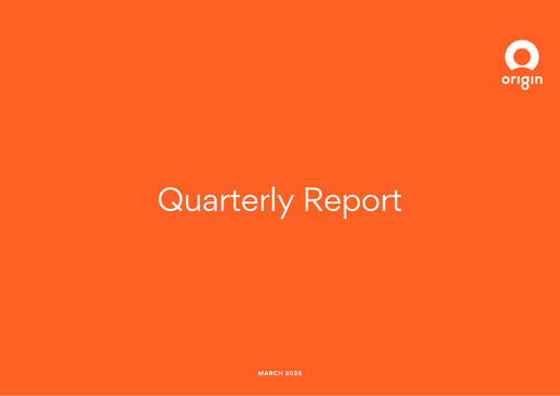 Thumbnail Origin Energy Quarterly Report 2026-q3