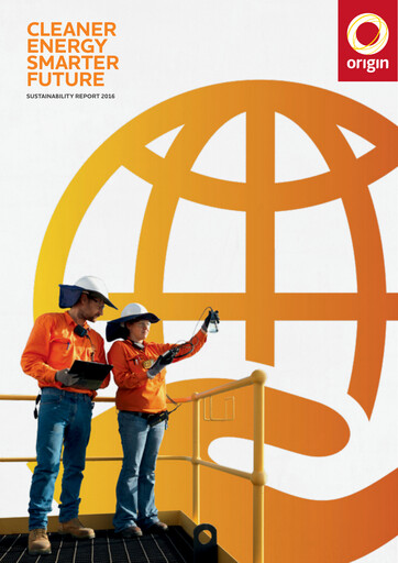 Vorschaubild Origin Energy Nachhaltigkeitsbericht 2016