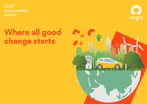 Vorschaubild Origin Energy Nachhaltigkeitsbericht 2022
