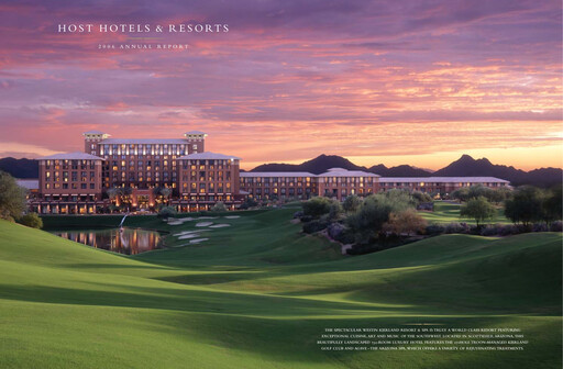 Thumbnail Host Hotels & Resorts
 Annual Report 2006