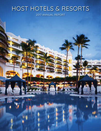 Thumbnail Host Hotels & Resorts
 Annual Report 2017