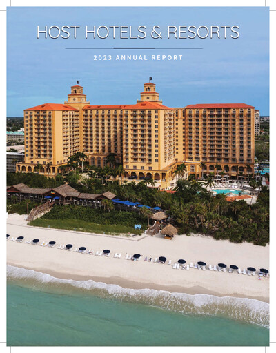 Thumbnail Host Hotels & Resorts
 Annual Report 2023