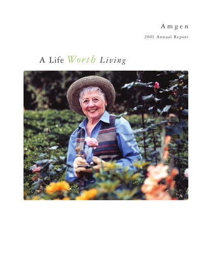 Thumbnail Amgen Annual Report 2001