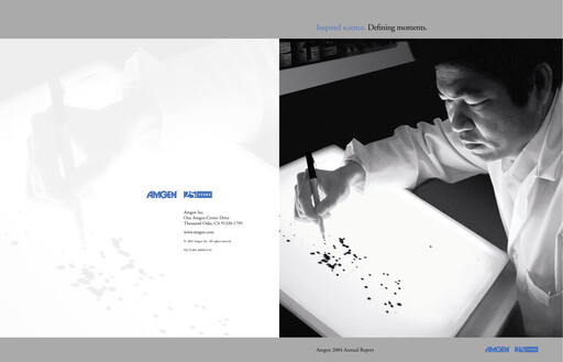 Thumbnail Amgen Annual Report 2004
