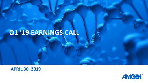 Thumbnail Amgen Quarterly Report 2019-q1