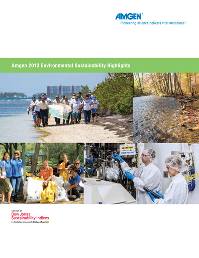 Miniature Amgen Rapport de durabilité 2013