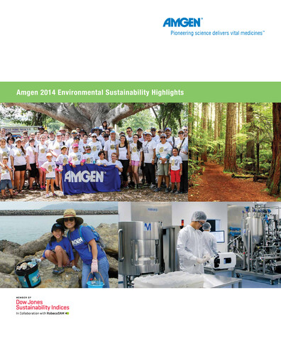 Miniature Amgen Rapport de durabilité 2014