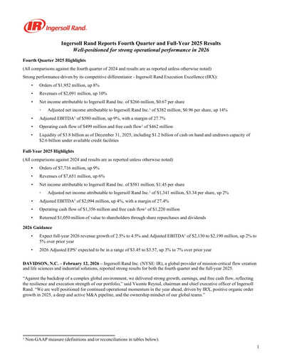 Thumbnail Ingersoll Rand Quarterly Report 2025-q4