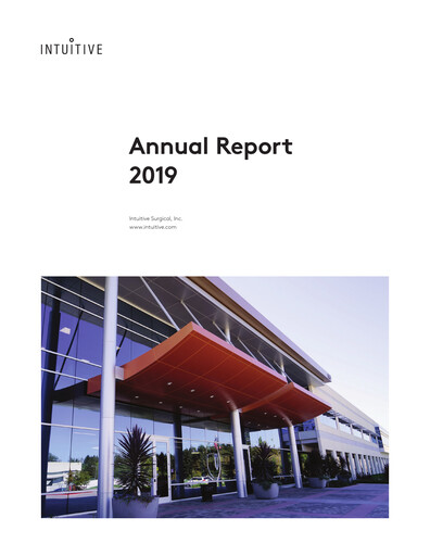 Thumbnail Intuitive Surgical Annual Report 2019