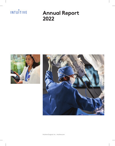 Thumbnail Intuitive Surgical Annual Report 2022