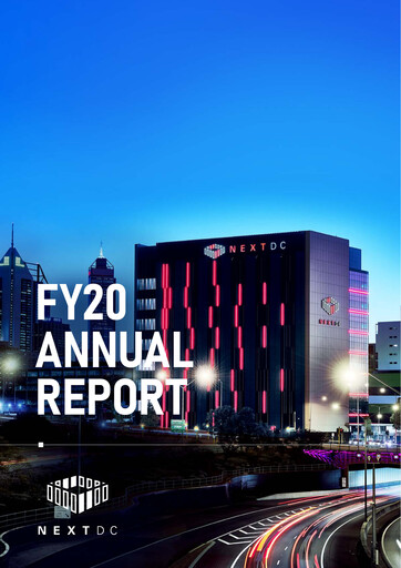 Thumbnail NEXTDC Annual Report fy2020