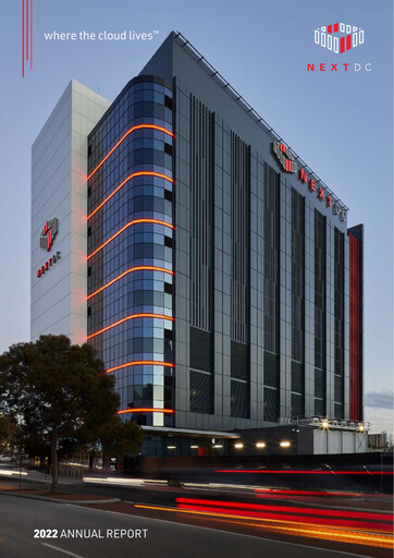 Thumbnail NEXTDC Annual Report fy2022