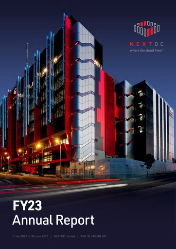 Thumbnail NEXTDC Annual Report fy2023
