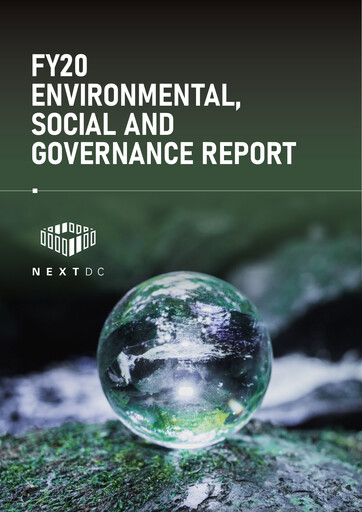 Thumbnail NEXTDC ESG Report 2020