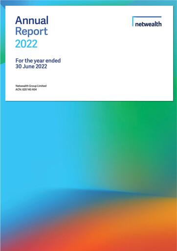 Thumbnail Netwealth Annual Report fy2022