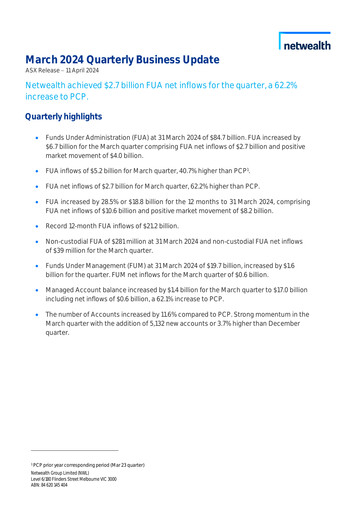 Vorschaubild Netwealth Quartalsbericht 2024-q1