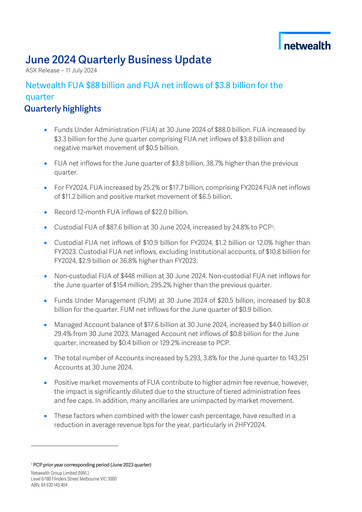 Vorschaubild Netwealth Quartalsbericht 2024-q2