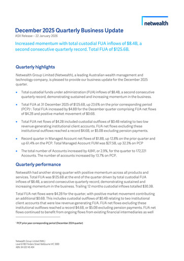 Vorschaubild Netwealth Quartalsbericht 2025-q4