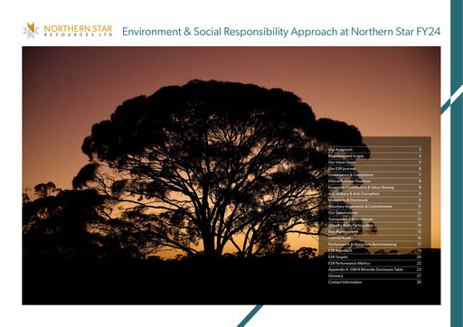 Thumbnail Northern Star Sustainability Report 2024