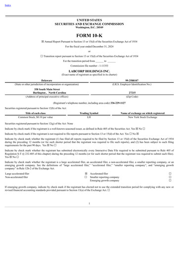 Thumbnail LabCorp Annual Report 2024