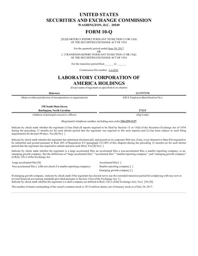 Thumbnail LabCorp Quarterly Report 2017-q2