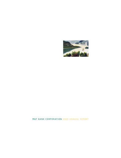 Thumbnail M&T Bank Annual Report 2009