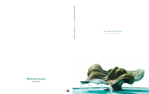 Thumbnail M&T Bank Annual Report 2012