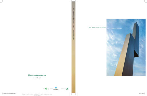 Thumbnail M&T Bank Annual Report 2013
