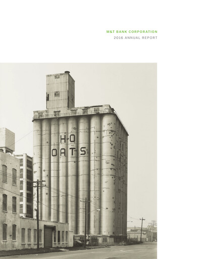 Thumbnail M&T Bank Annual Report 2016
