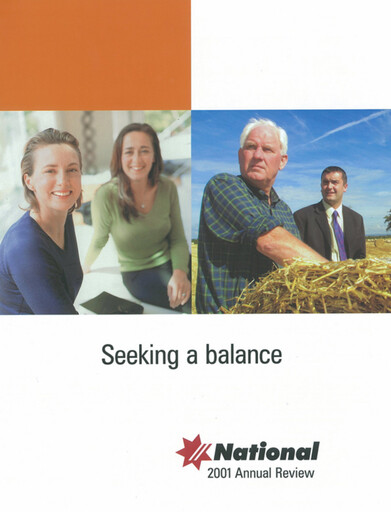 Thumbnail National Australia Bank Annual Report 2001