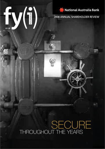 Thumbnail National Australia Bank Annual Report 2008