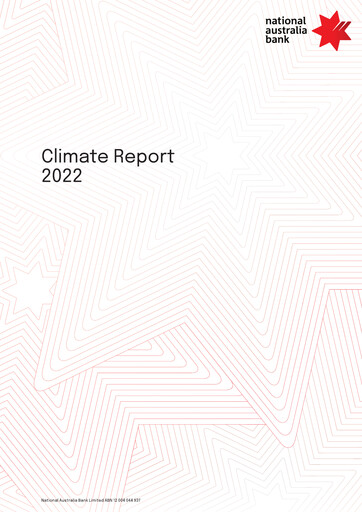 Thumbnail National Australia Bank ESG Report 2022