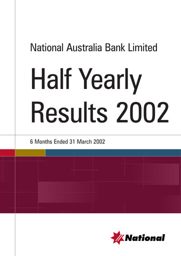 Thumbnail National Australia Bank Half-year Report 2002-h1