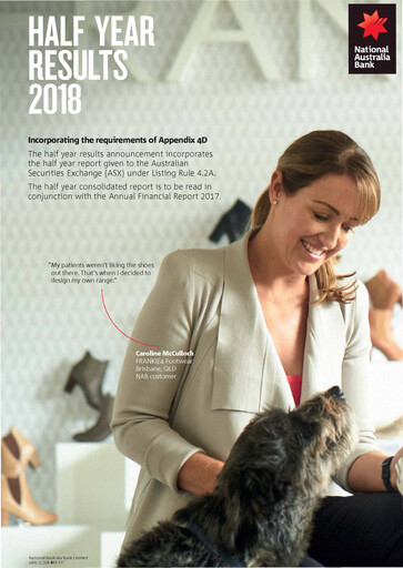 Thumbnail National Australia Bank Half-year Report 2018-h1