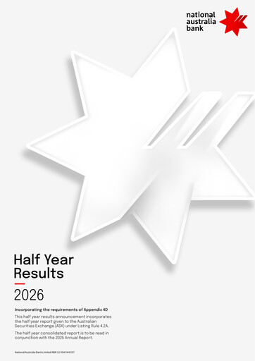 Thumbnail National Australia Bank Half-year Report 2026-h1