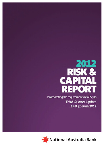 Thumbnail National Australia Bank Quarterly Report 2012-q3