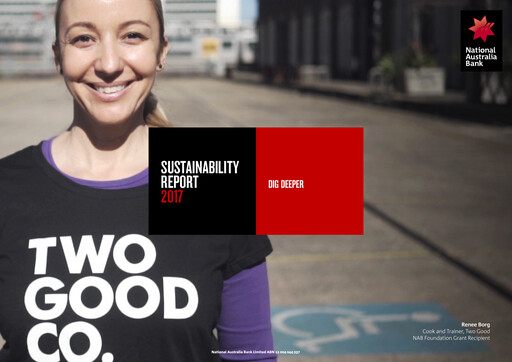 Thumbnail National Australia Bank Sustainability Report 2017